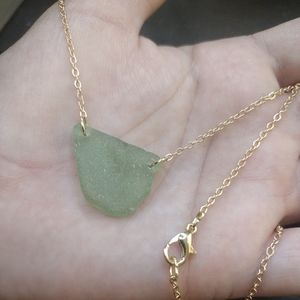 Sea glass necklace